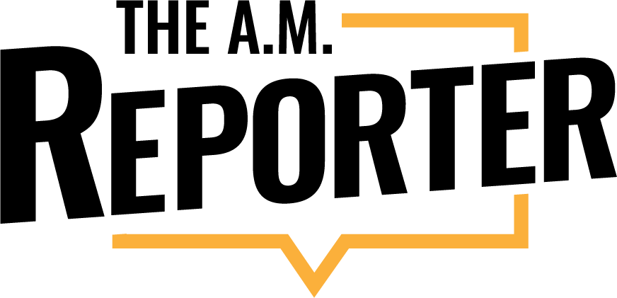 The AM Reporter logo